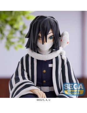 Sega Premium Perching Figure Demon Slayer Kimetsu no Yaiba Obanai Iguro Hashira Meeting Ver.