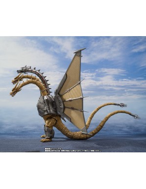 Bandai S.H. MonsterArts Mecha King Ghidorah Shinjuku Final Battle Special Set TamashiWeb Exclusive