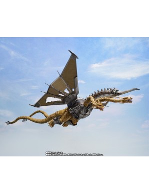 Bandai S.H. MonsterArts Mecha King Ghidorah Shinjuku Final Battle Special Set TamashiWeb Exclusive
