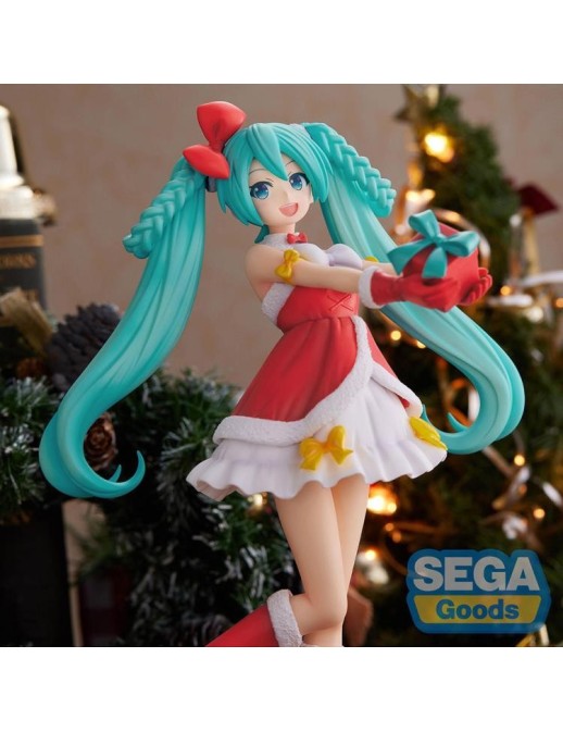 Sega Super Premium Figure Vocaloid Hatsune Miku Christmas 2022