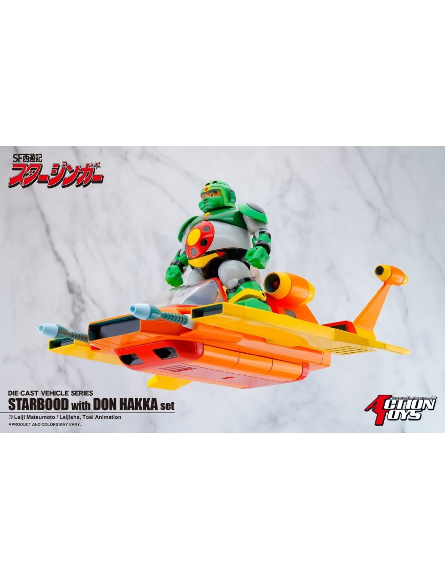 Action Toys Die-Cast Vehicle Series Sci-Fi West Saga Starzinger Starbood with Don Hakka Set Action Toys Die-Cast Vehicle Series Sci-Fi West Saga Starzinger Starbood with Don Hakka Set