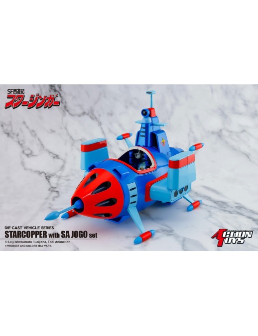 Action Toys Die-Cast Vehicle Series Sci-Fi West Saga Starzinger Star Chopper with Sa Jogo Set