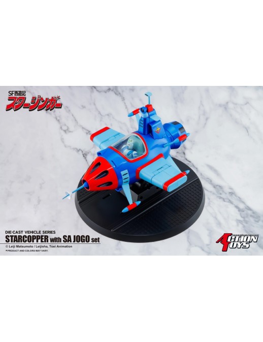 Action Toys Die-Cast Vehicle Series Sci-Fi West Saga Starzinger Star Chopper with Sa Jogo Set