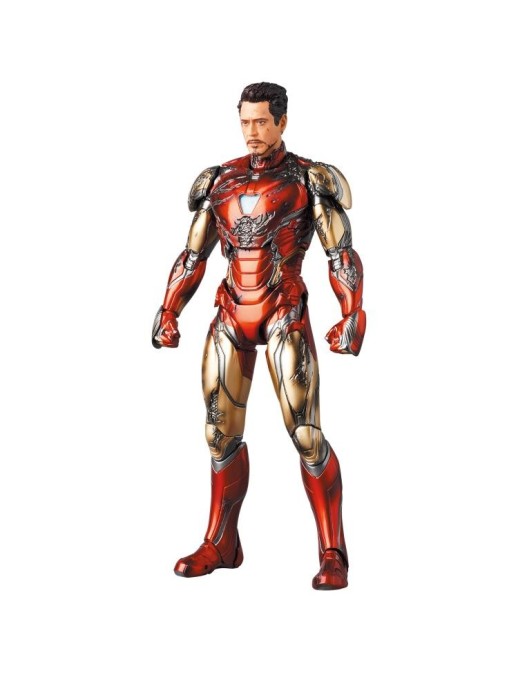 Medicom Toy MAFEX Avengers Endgame Iron Man Mark LXXXV Battle Damaged