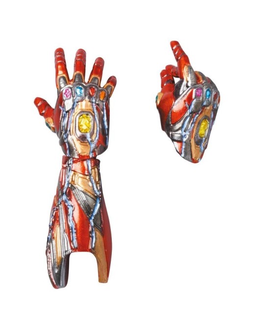 Medicom Toy MAFEX Avengers Endgame Iron Man Mark LXXXV Battle Damaged