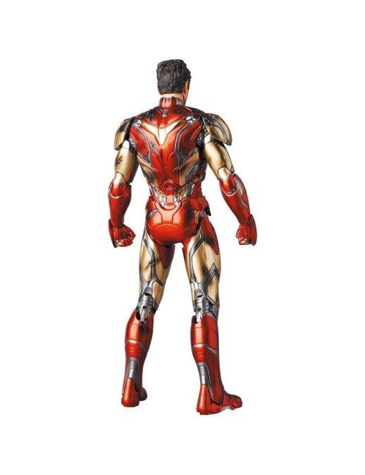Medicom Toy MAFEX Avengers Endgame Iron Man Mark LXXXV Battle Damaged