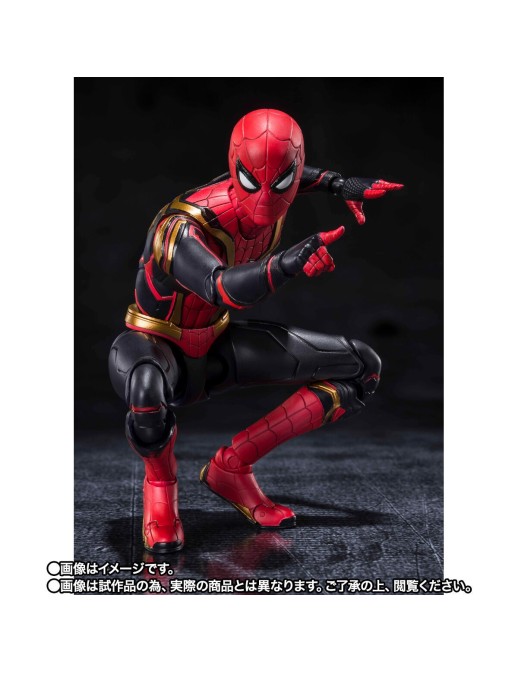 Bandai S.H. Figuarts Spider-Man No Way Home Spider-Man Integrated Suit Final Battle Version TamashiWeb Exclusive