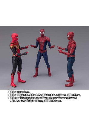 Bandai S.H. Figuarts Spider-Man No Way Home Spider-Man Integrated Suit Final Battle Version TamashiWeb Exclusive
