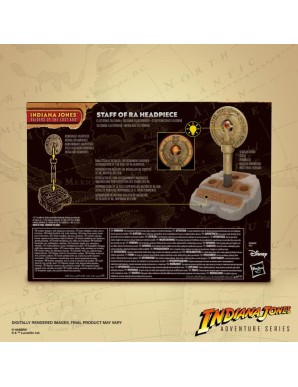 Hasbro Indiana Jones Adventure Series Premium Artifacts Staff of Ra Talisman