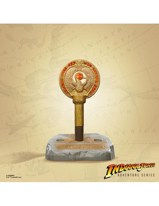 Hasbro Indiana Jones Adventure Series Premium Artifacts Staff of Ra Talisman