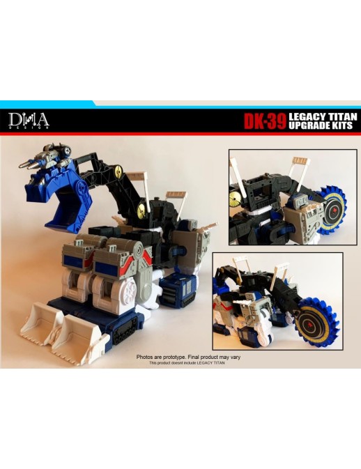 DNA Design DK-39 Upgrade Kit for Transformers Legacy Titan Cybertron Universe Metroplex