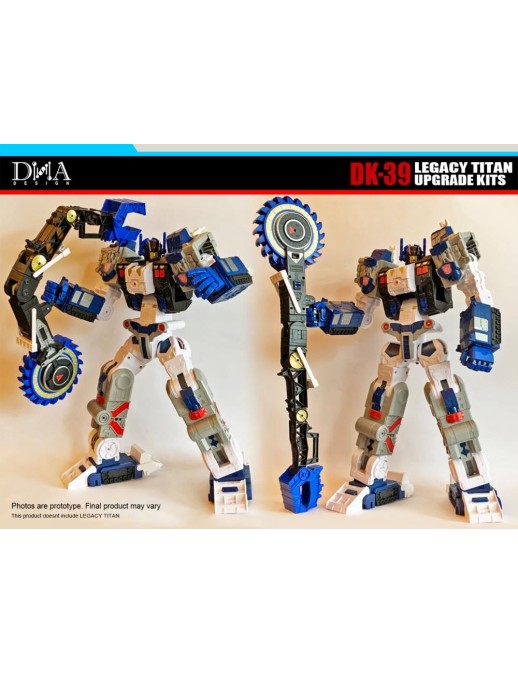 DNA Design DK-39 Upgrade Kit for Transformers Legacy Titan Cybertron Universe Metroplex