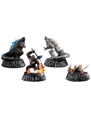 Bandai High Grade HG Series 6 Godzilla VS. Kong Gashapon Set of 4 Figure