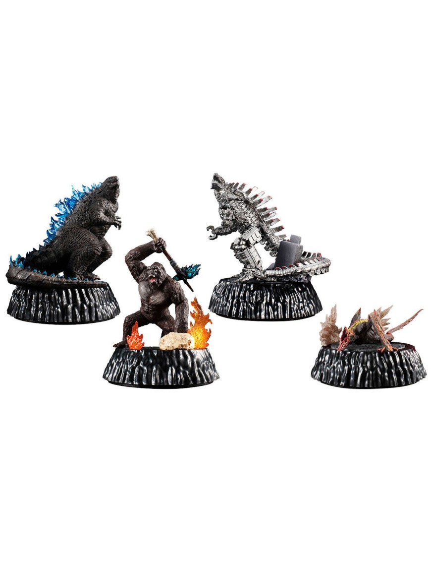Bandai High Grade HG Series 6 Godzilla VS. Kong Gashapon Set of 4