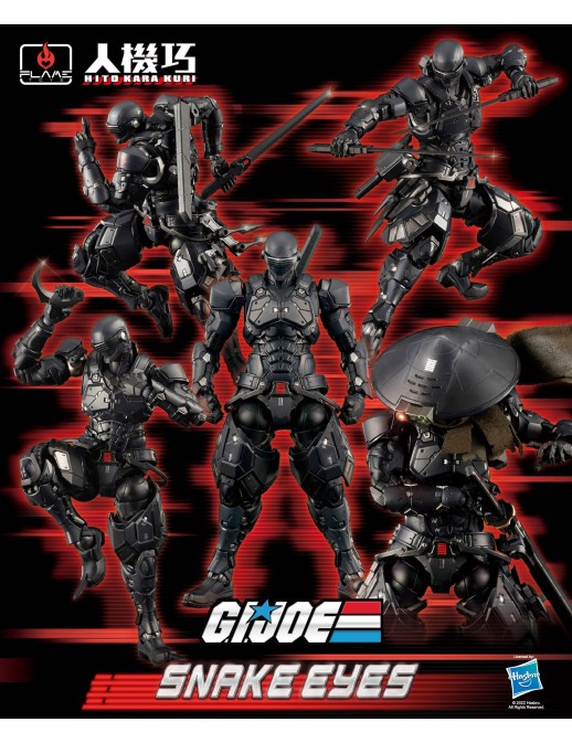 Flame Toys Hito Kara Kuri Series G.I. Joe Snake Eyes