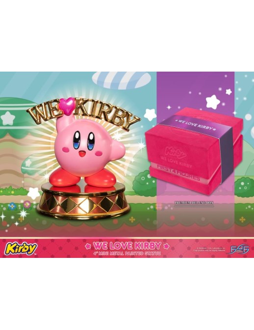 First 4 Figures Mini Metal Painted Staute We Love Kirby