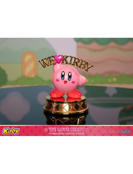 First 4 Figures Mini Metal Painted Staute We Love Kirby