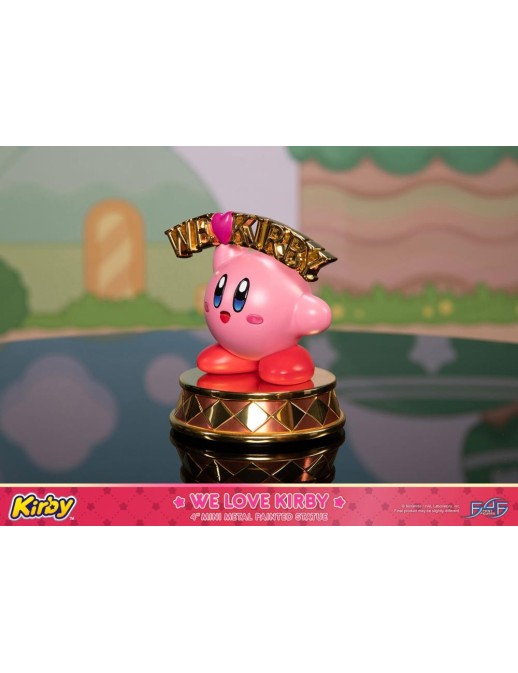 First 4 Figures Mini Metal Painted Staute We Love Kirby