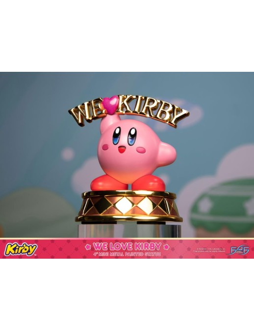 First 4 Figures Mini Metal Painted Staute We Love Kirby