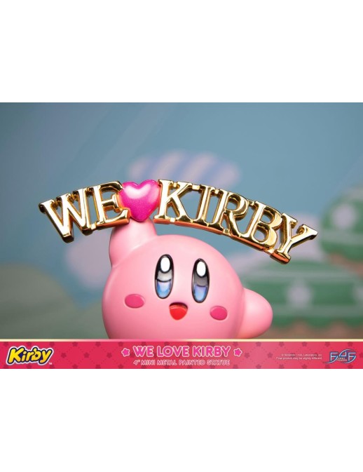 First 4 Figures Mini Metal Painted Staute We Love Kirby