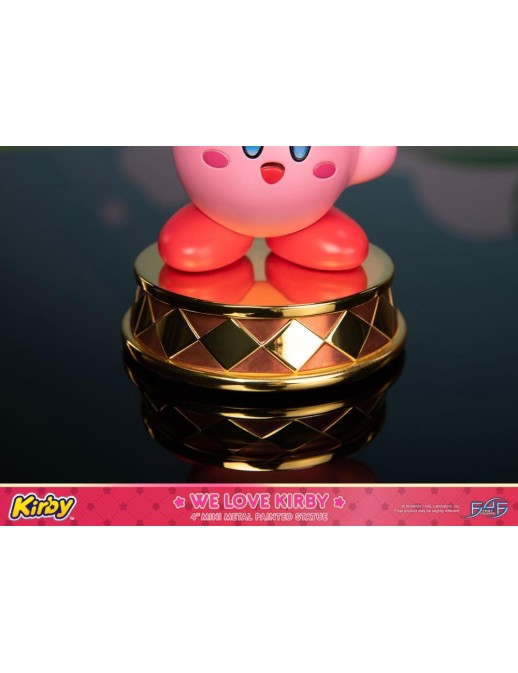 First 4 Figures Mini Metal Painted Staute We Love Kirby