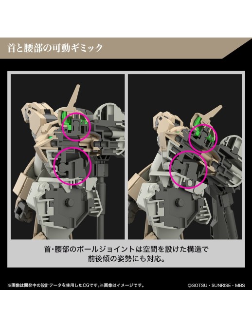 Bandai High Grade HG 1/144 Mobile Suit Gundam MSJ-R122 Demi Barding