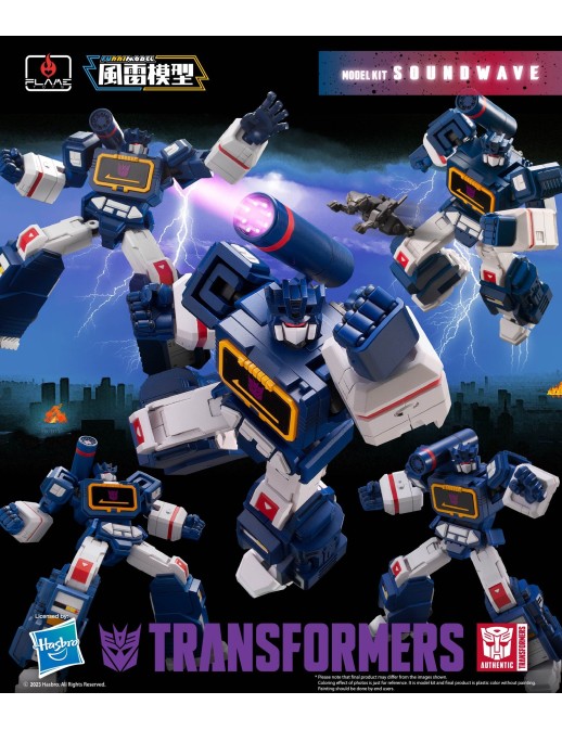 Flame Toys Model Kit Series Transformers Soundwave