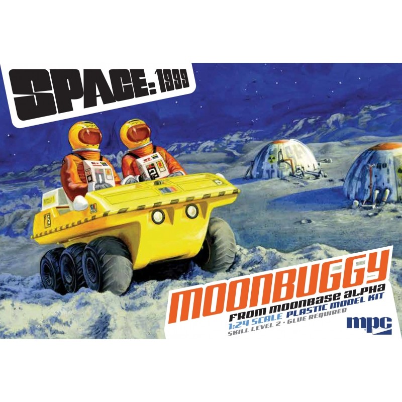 MPC SPACE 1999 MOON BUGGY FROM MOON BASE ALPHA 1/24 SCALE PLASTIC MODEL KIT