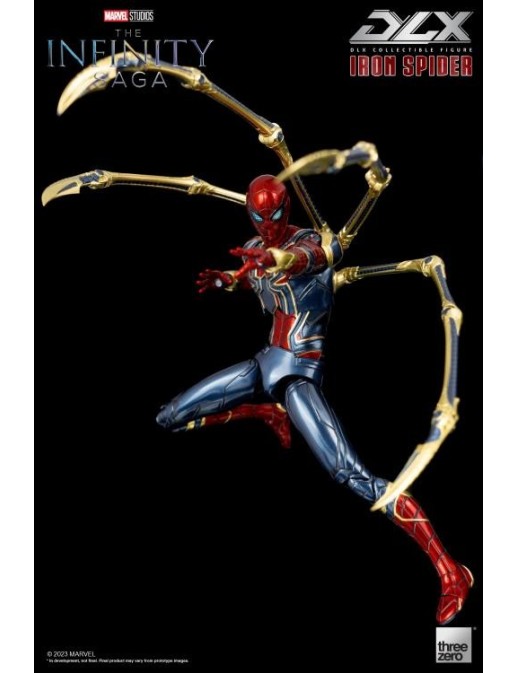 Threezero Avengers Infinity Saga DLX Collectible Figure Iron Spider 1/12 Scale