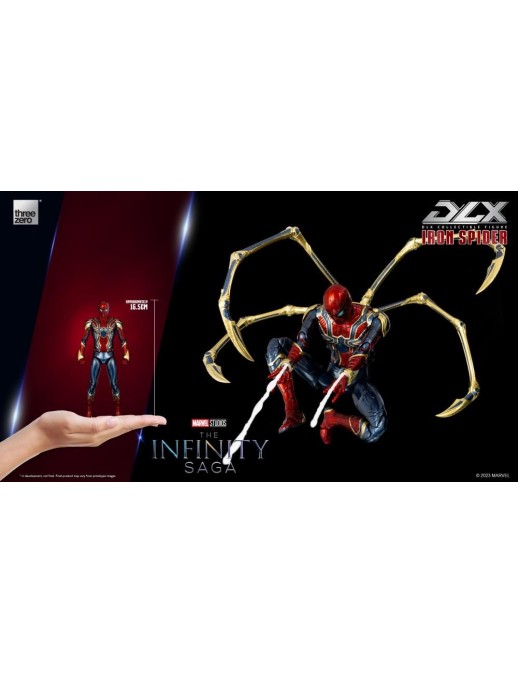 Threezero Avengers Infinity Saga DLX Collectible Figure Iron Spider 1/12 Scale