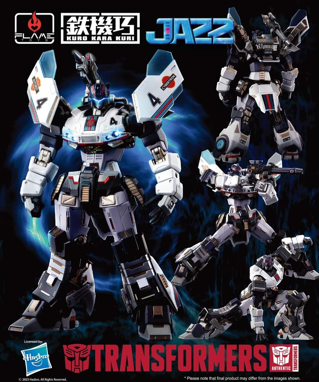 FLAME TOYS KURO KARA KURI 09 SERIES TRANSFORMERS JAZZ