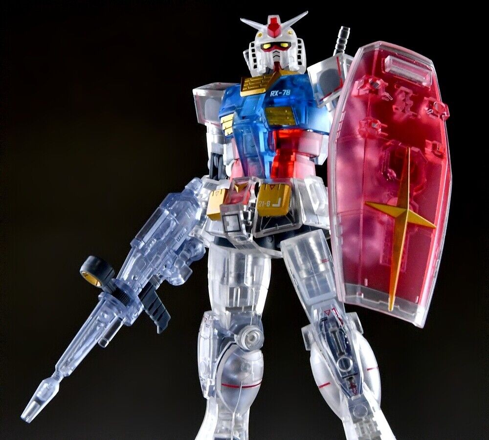 BANDAI ROBOT DAMASHI RX-78-2 GUNDAM A.N.I.M.E. VER. CLEAR COLOR