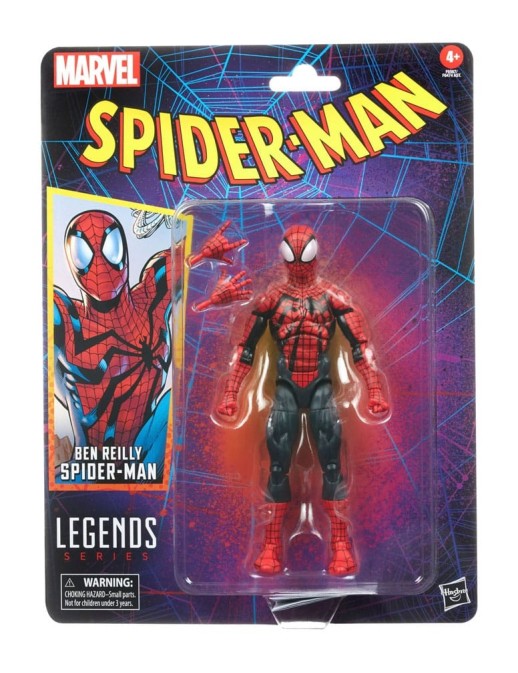 HASBRO Spider-Man Marvel Legends Retro Collection Actionfigur Ben Reilly Spider-Man 15 cm