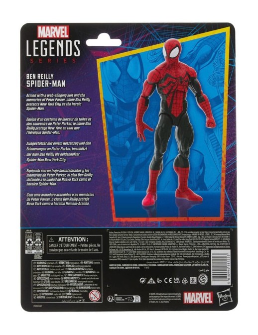 HASBRO Spider-Man Marvel Legends Retro Collection Actionfigur Ben Reilly Spider-Man 15 cm