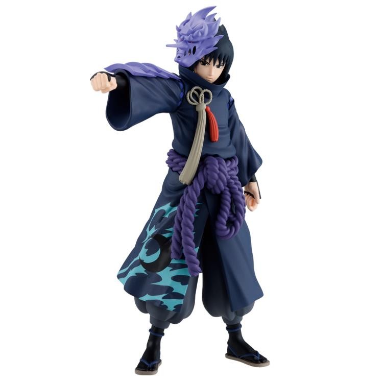 BANPRESTO NARUTO SHIPPUDEN SASUKE UCHIHA ANIMATION 20TH ANNIVERSARY COSTUME