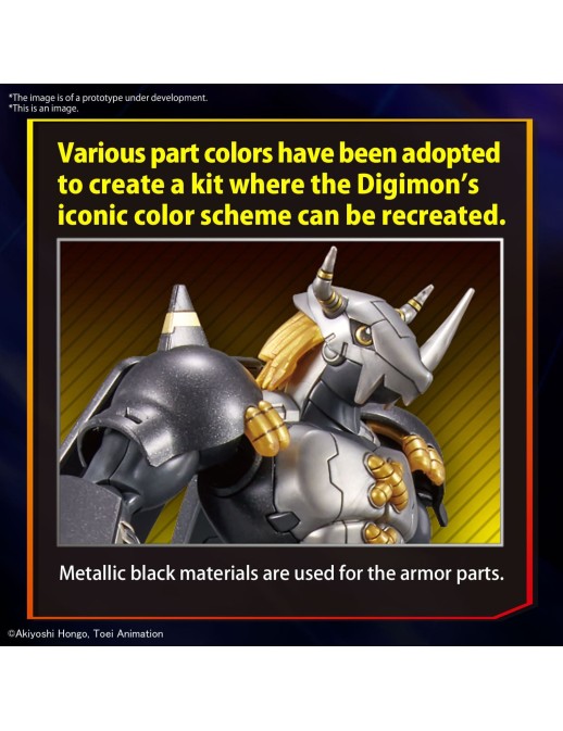 Bandai Digimon Adventure 02 Figure-rise Standard Amplified Wargreymon (Black Ver.) Model Kit