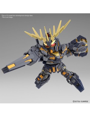 Bandai SD Gundam Cross Silhouette Unicorn Gundam 2 Banshee Destroy Mode & Banshee Norn Parts Set