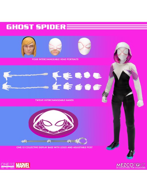 Mezco Toys The One 12 Collective Marvel The Ghost-Spider Spider Gwen