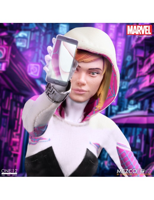 Mezco Toys The One 12 Collective Marvel The Ghost-Spider Spider Gwen