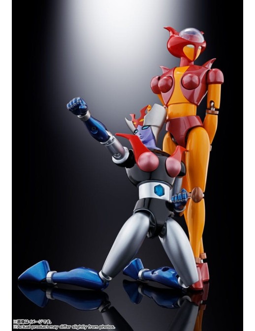 Bandai Mazinger Z Soul of Chogokin Diecast Action Figures GX-08R Aphrodai A vs GX-09R Minerva X