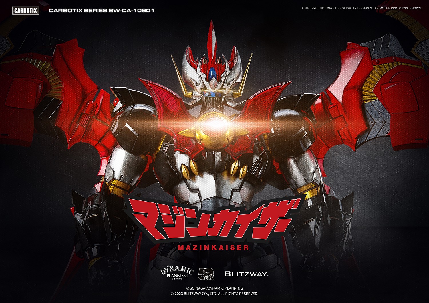 5PRO STUDIO BLITZWAY CARBOTIX HYBRID CARBON ACTION FIGURE SERIES CX-006 MAZINKAISER