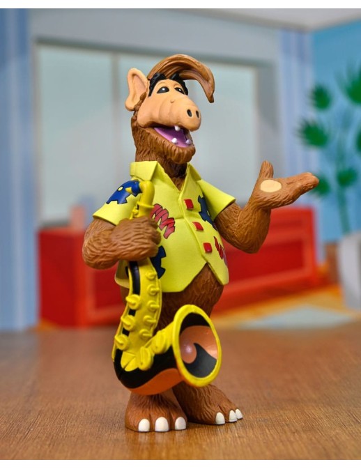 Neca Toony Classic Action Figure Alf with Saxophone