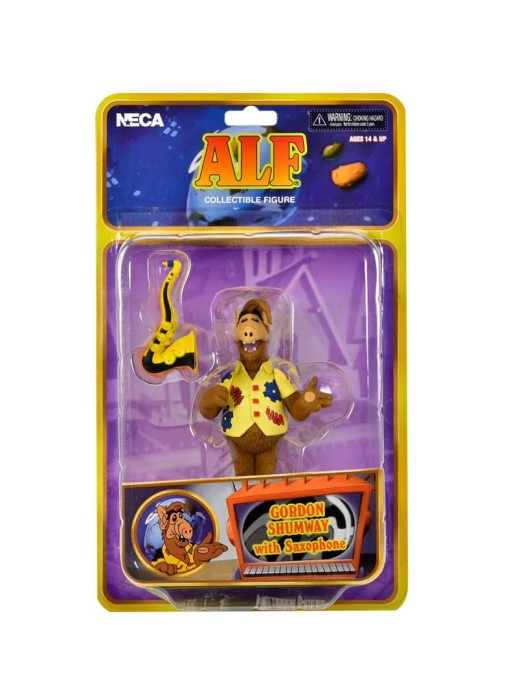 Neca Toony Classic Action Figure Alf with Saxophone