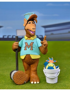 Neca Toony Classic Action Figure Alf with Baseball Bat