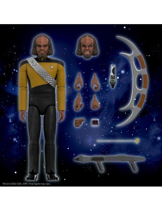Super7 Ultimates Action Figure Star Trek The Next Generation Worf