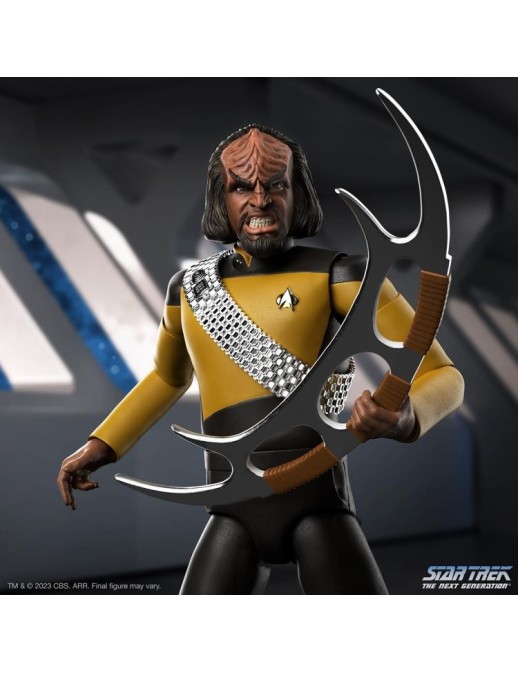 Super7 Ultimates Action Figure Star Trek The Next Generation Worf