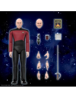 copy of Super7 Ultimates Action Figure Star Trek The Next Generation Worf