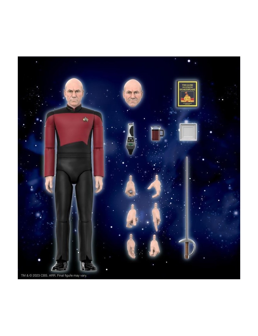Super7 Ultimates Action Figure Star Trek The Next Generation Captain picard Super7 Ultimates Action Figure Star Trek The Next Generation Captain picard