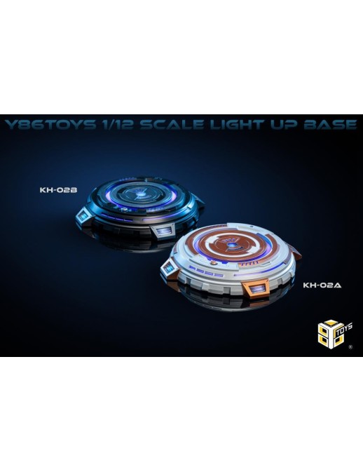 86Toys KH-02A Light-Up 1/12 Scale Display Base White