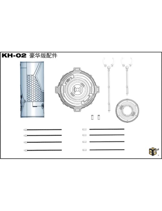 86Toys KH-02ADX Light-Up 1/12 Scale DX Display Base White